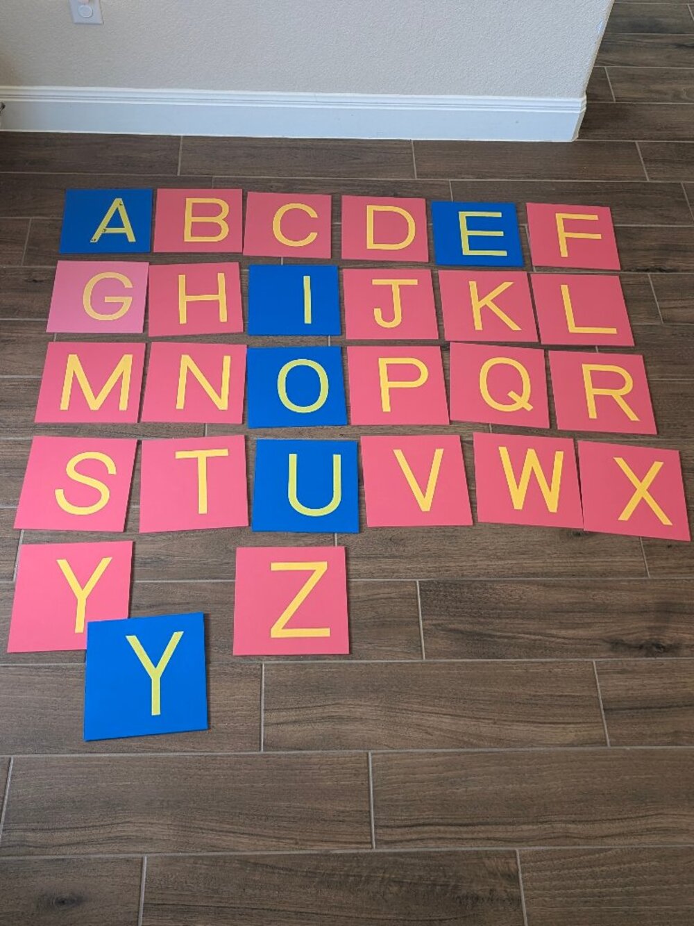 Montessori Capital Sandpaper Letters